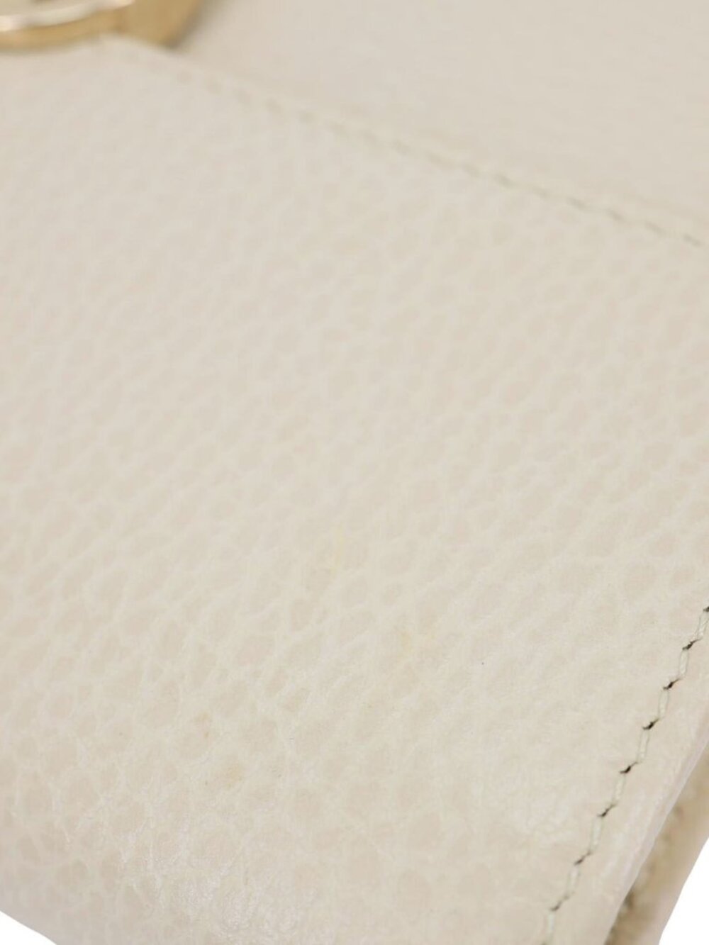 Gucci  GG Interlocking Leather Wallet On Chain Crossbody Bag Off White 615523 - Picture 11 of 14